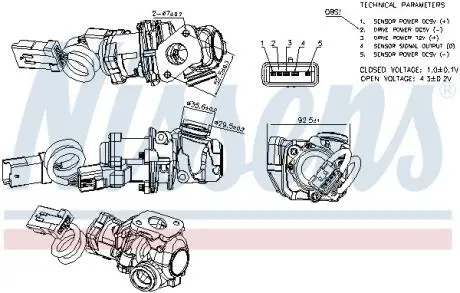 Автозапчасть NISSENS 98244