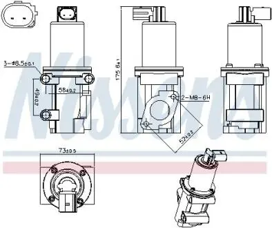 Автозапчасть NISSENS 98306