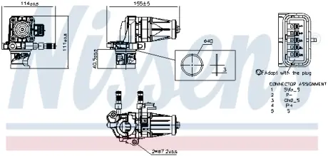 Автозапчасть NISSENS 98407