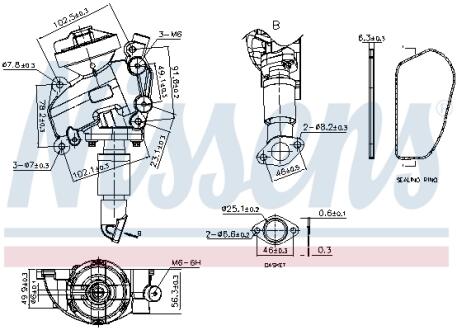 Клапан EGR First Fit NISSENS 98415