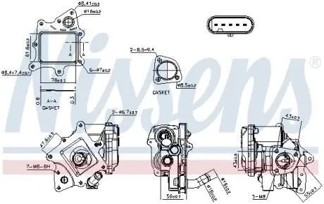 Автозапчасть NISSENS 98524