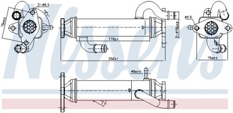 Клапан рециркуляции ВГ (EGR) First Fit NISSENS 989328