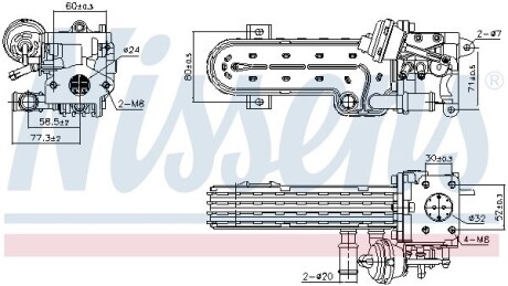 Радиатор рециркуляции ВГ First Fit NISSENS 989413