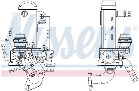 Радіатор рециркуляції ВГ First Fit NISSENS 989461