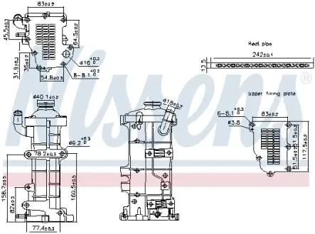 Охолоджувач відпрацьованих газів IVECO DAILY IV 3.0CNG/3.0D 05.06-08.11 NISSENS 989503