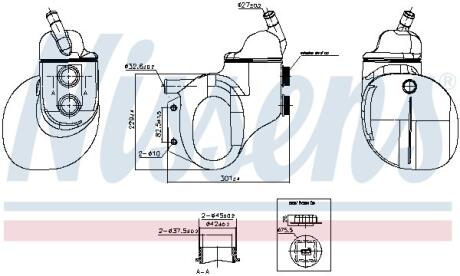 Розширювальний бачок охолоджуючої рідини VOLVO FL10, FL7 D10A320-TD73ES 09.85-10.99 NISSENS 996090