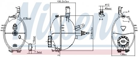 Бачок расширительный NISSENS 996159