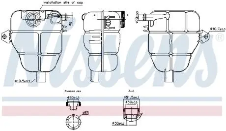 Бачок компенсационный First Fit NISSENS 996218