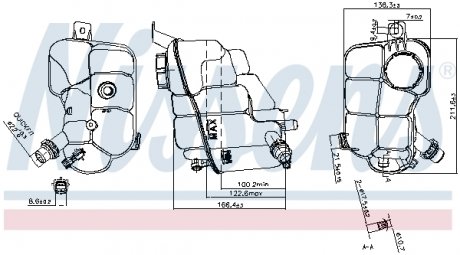 Бачок розширювальний NISSENS 996230