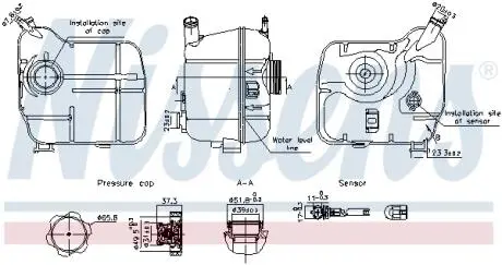Бачок компенсационный NISSENS 996239