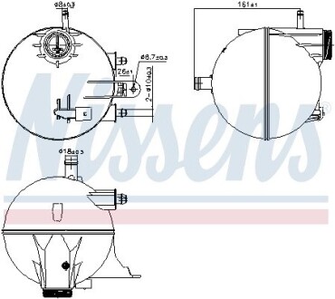Бачок компенсирующий NISSENS 996295 (фото 1)