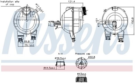 Бачок компенсационный First Fit NISSENS 996306