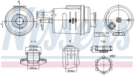 Бачок компенсационный NISSENS 996314