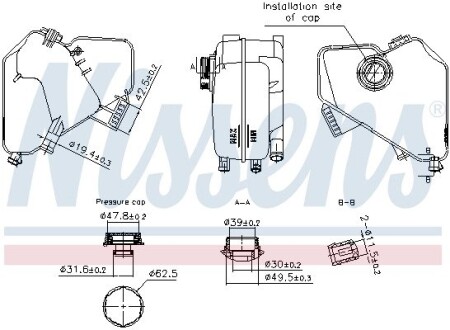 Бачок компенсационный First Fit NISSENS 996322