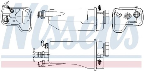 Бачок расширительный BMW 5 (E39) 2.0-3.0i 95-04 NISSENS 996361 (фото 1)