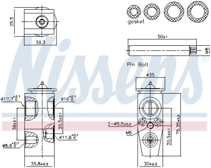 Клапан кондиционера First Fit NISSENS 999445