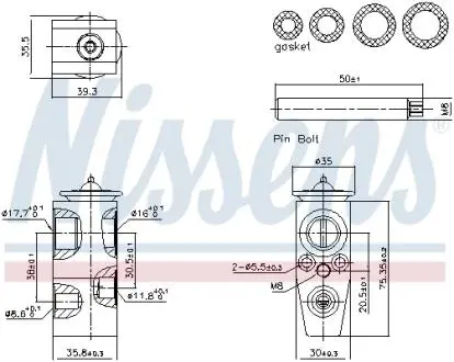 Клапан кондиционера First Fit NISSENS 999445