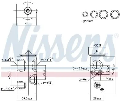 Клапан кондиціонера розширювальний NISSENS 999450