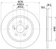 Диск тормозной задний Corolla (E15,E18) (06-) NISSHINBO ND1133K (фото 1)