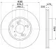 Диск тормозной передний Honda Accord 2.4 (02-08) NISSHINBO ND8027K (фото 1)