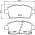 Колодки гальмові дискові передні Toyota Corolla 1.4, 1.8 (01-07),Prius Hybrid 1.5 (03-09) NISSHINBO NP1005 (фото 1)