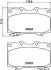 Гальмівні колодки TOYOTA Land Cruiser 4.2 D, 4.5i 24V 00 NISSHINBO NP1018SC (фото 1)