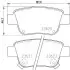 Гальмівні колодки TOYOTA Avensis/Corolla/Verso \'\'R \'\'>>06 NISSHINBO NP1031 (фото 1)