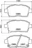 Колодки тормозные дисковые передние Toyota Corolla 1.5, 1.8 (02-07),Yaris 1.0, 1.3, 1.5, 1.8 (99-05) NISSHINBO NP1054 (фото 1)