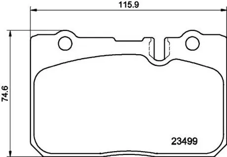 Колодки гальмові дискові передні Lexus LS 400 (94-97) NISSHINBO NP1063
