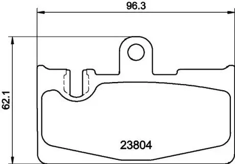 Колодки тормозные дисковые задние Lexus 430 (00-06) NISSHINBO NP1102