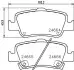 Колодки гальмівні задні дискові Toyota Auris 1.4, 1.6, 1.8, 2.0 (06-) NISSHINBO NP1114 (фото 1)