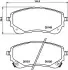 Колодки тормозные дисковые передние Toyota Corolla (19-) NISSHINBO NP1173 (фото 1)