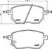 Колодки тормозные дисковые передние Nissan Murano, Qashqai 2.5, 3.5 (07-) NISSHINBO NP2024 (фото 1)