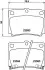 Колодки тормозные дисковые задние Mitsubishi Pajero Sport II 2.5, 3.0 (08-), Sport III 2.4, 2.5, 3.0 (15-) NISSHINBO NP3008 (фото 1)