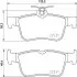 Колодки гальмівні задні дискові Ford Kuga (12-)/Mondeo (14-)/Ford Edge (15-) NISSHINBO NP5081 (фото 1)
