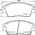 Гальмівні колодки HYUNDAI/KIA Tucson/Sportage \&#039;\&#039;F \&#039;\&#039;15-22 NISSHINBO NP6147 (фото 1)