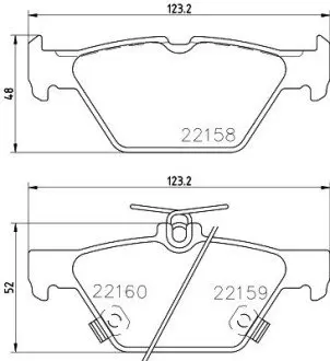 Колодки тормозные дисковые Subaru Forester (SK_) (18-), OUTBACK (BT) (19-) NISSHINBO NP7016 (фото 1)