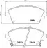 Гальмівні колодки HONDA Accord 2.0i,2.3i -03 NISSHINBO NP8028 (фото 1)