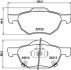 Колодки гальмові дискові передні Honda Accord VII 2.0, 2.4 (03-08) NISSHINBO NP8030 (фото 1)