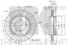 Тормозной диск NK 201545 (фото 3)
