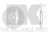 Диск гальмівний (передній) Audi A1 10-18/VW Polo 14-/Seat Ibiza 15-17 (310x25) (з покриттям) (вентил.) NK 2047165 (фото 3)