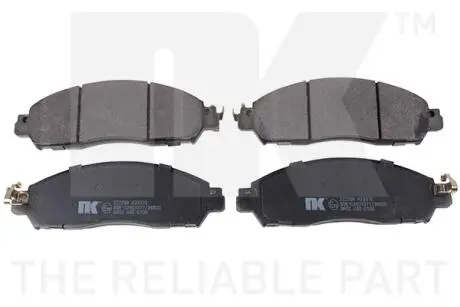 Колодки гальмівні (передні) Nissan NP300 Navara 15- (Akebono) NK 222298