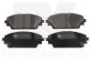 Тормозные колодки дисковые перед. Mazda 3 1.5/2.0/2.2D 09.13- NK 223261 (фото 1)