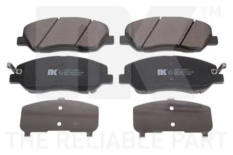 Колодки гальмівні дискові NK 223427
