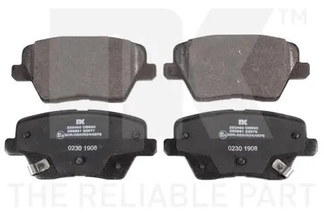 Тормозные колодки (задние) Hyundai i30 16-/Kia Ceed 1.0-1.6 18- NK 223460