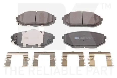 Гальмівні дискові колодки, комплект NK 223474