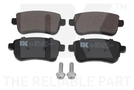 Гальмівні колодки, дискове гальмо (набір) NK 223963 (фото 1)