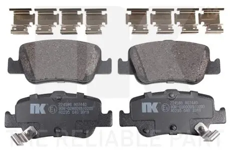 Тормозные колодки, дисковый тормоз.) NK 224586 (фото 1)