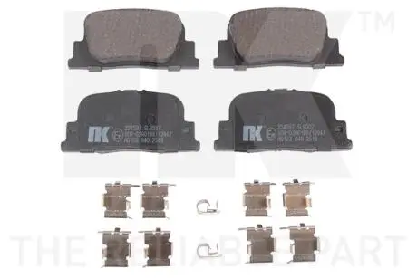 Гальмівні колодки, дискове гальмо.) NK 224597