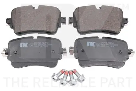 Тормозные колодки дисковые задние. Audi A6, A6 Allroad, A7, A8, E-Tron, Q7, Q8 Vw Touareg 2.0-Electric 11.09- NK 2247140